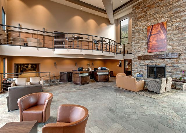 The Prospector Condos Lobby with 24 Hour Check-in and Assistance
