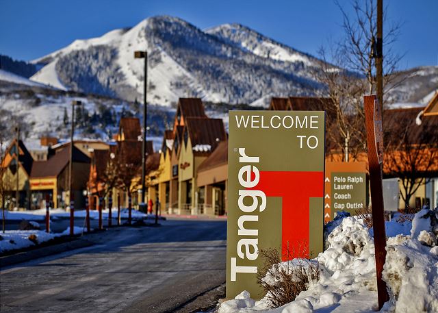 Visit the Tanger Outlet Mall in Park City for great shopping and deals