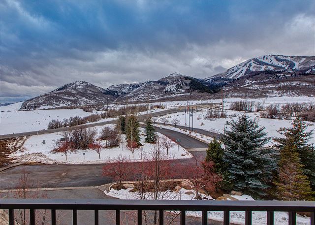 Gorgeous Deer Valley Ski Run Views from the Condo