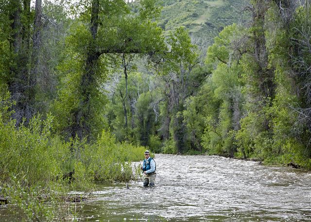 Access to the Weber River for amazing Fly Fishing!