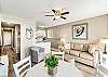 Ocean Dunes Villa 312 - Living room and Dining room