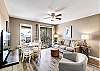 Oceanfront property - Living /dining area 