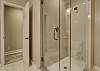 Guest bathroom walk in shower.