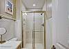 Guest bathroom with walk-in shower