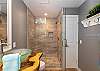 Coligny Villa 8 - Second Floor Bathroom with Walk In Shower