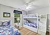 10 Egret Guest Bedroom with Bunk Bed and Twin Bed