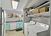 Seascape Villas 3064 - Kitchen with Full Size Washer and Dryer