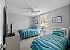 Guest bedroom with a Queen bed and a Twin bed