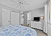 Beautiful master bedroom with King bed