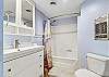 Bathroom with shower/tub combo