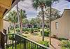 Hilton Head Beachvilla 12 - Balcony off Living Area Overlooking 