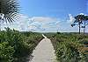 Pathway to beach