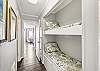 Hallway bunk beds (8 years old and under) 