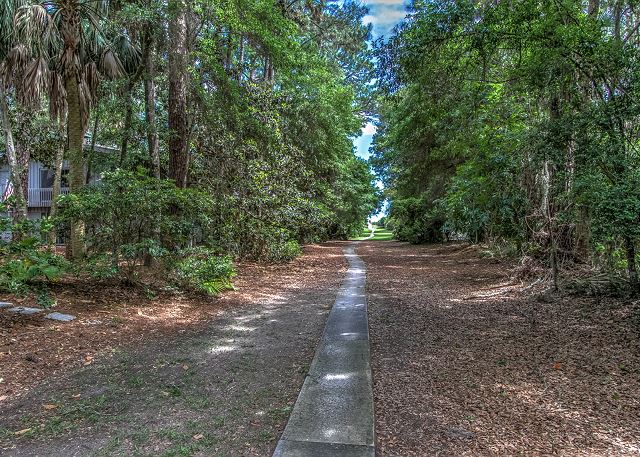 Walkway to the beach