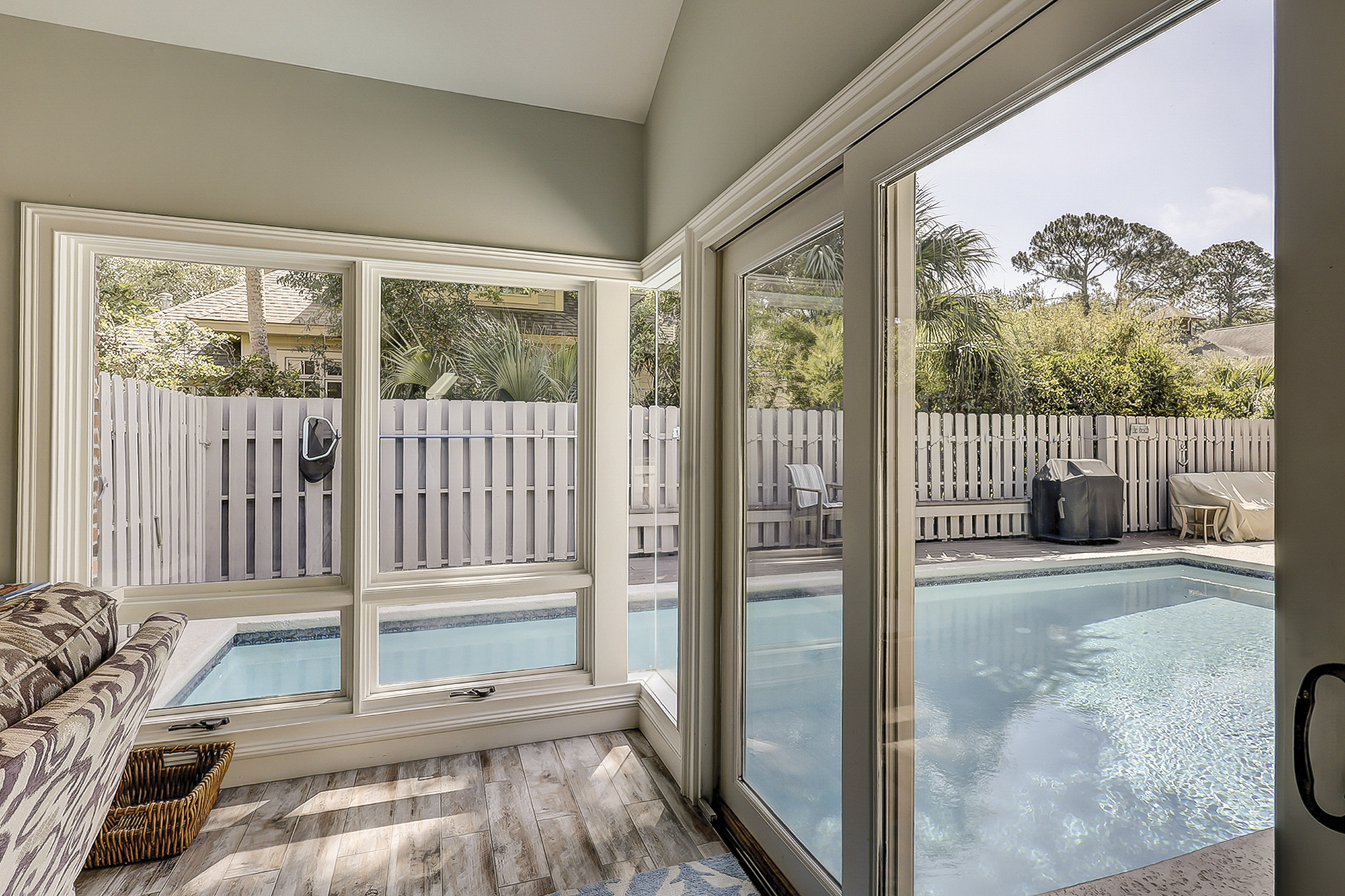 Slider to Pool off the Living Room