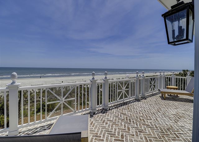 2nd Floor Patio off King Suites & Living Area