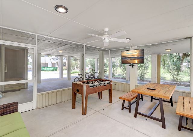 Screened Patio by Pool