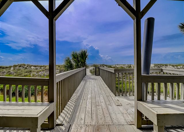 Beach Access from Pool Area