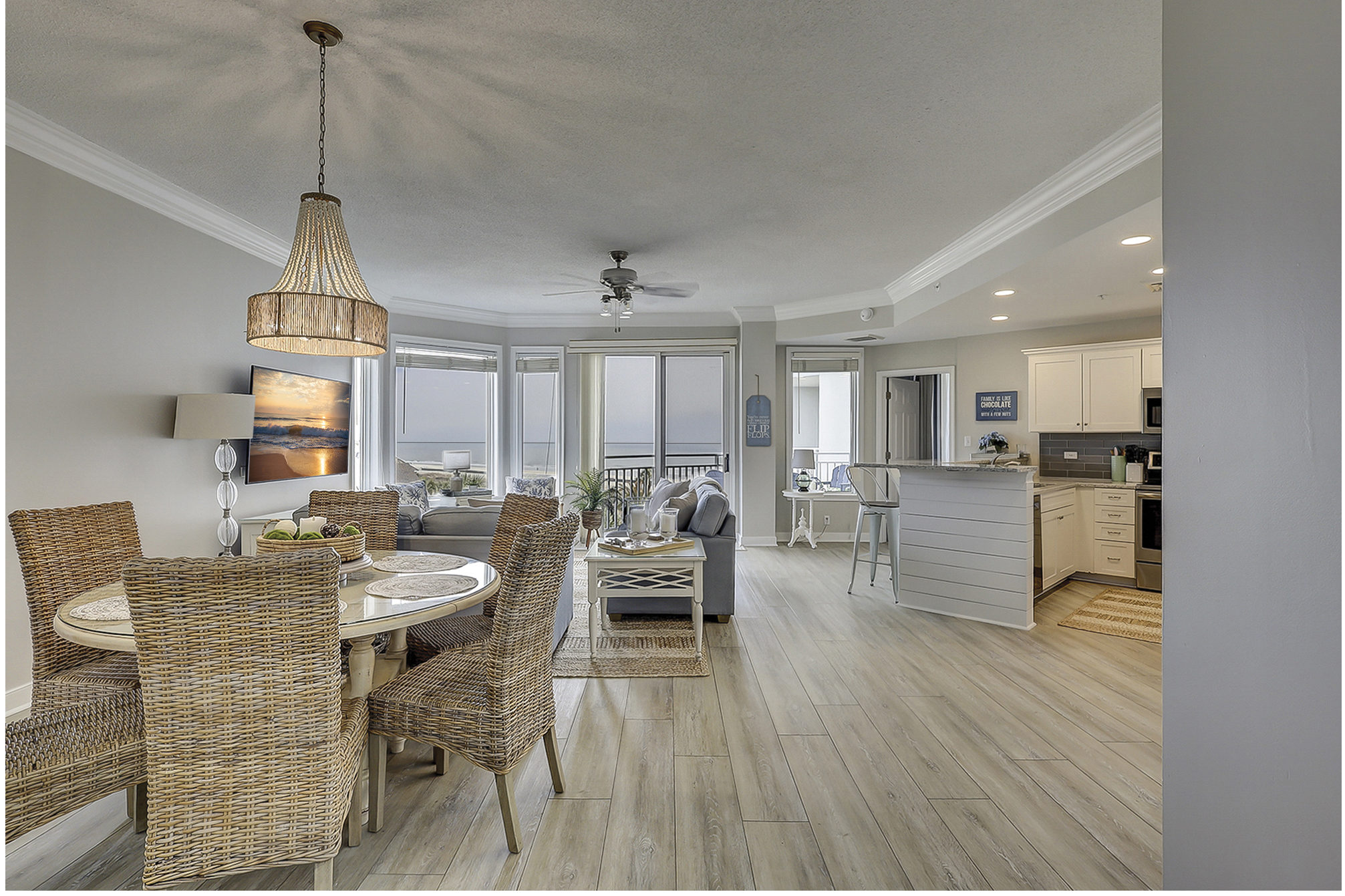 Dining Room to Living Room View