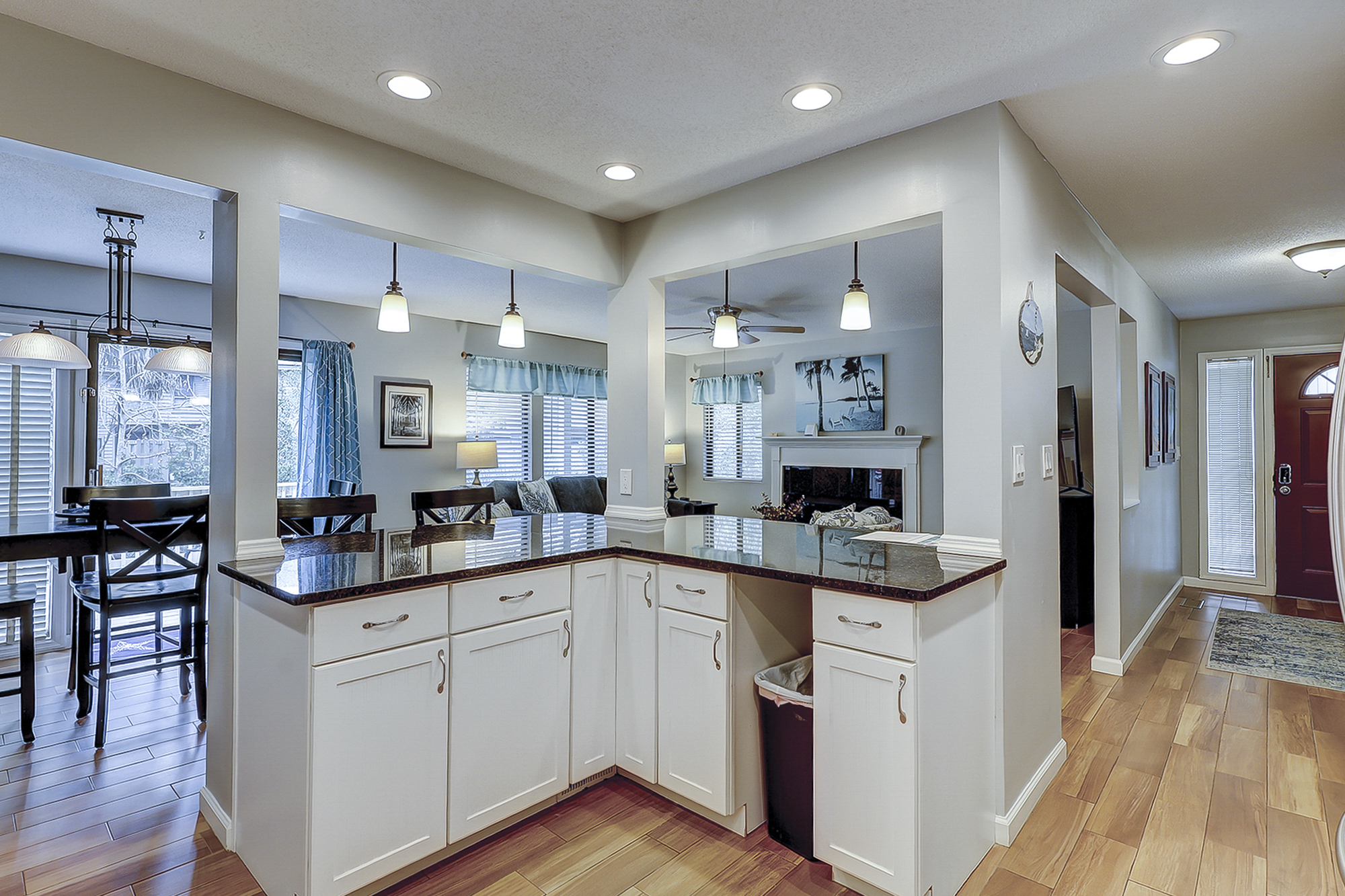 Kitchen to Living Room View