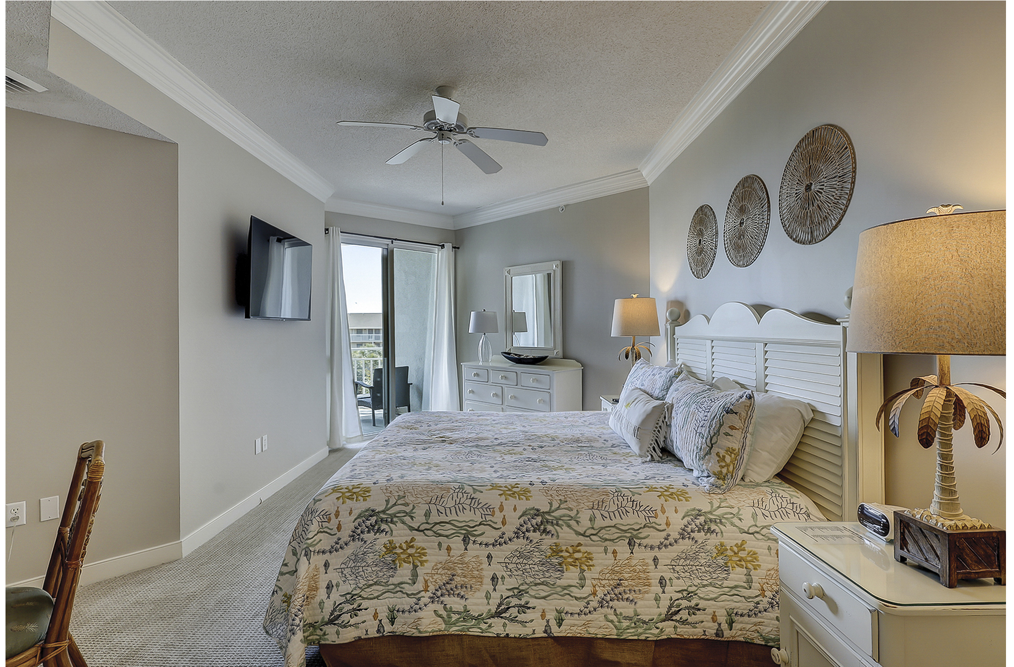 Primary Bedroom with View an Balcony