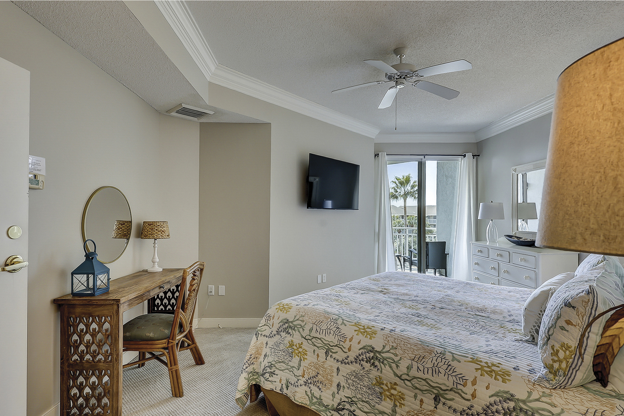 Primary Bedroom with View an Balcony