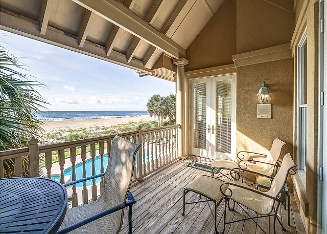 2nd Floor Living Area & Master Suite Porch