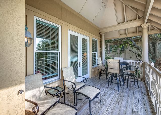 2nd Floor Living Area & Master Suite Porch