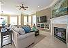 Cozy open living area with Smart TV & Stereo - 1st floor