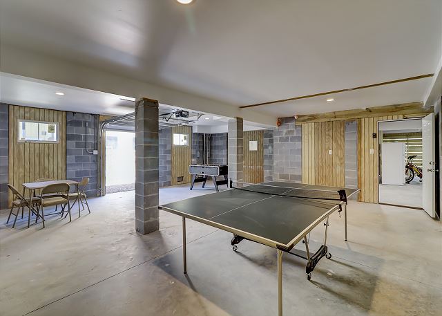 Game Room in Garage