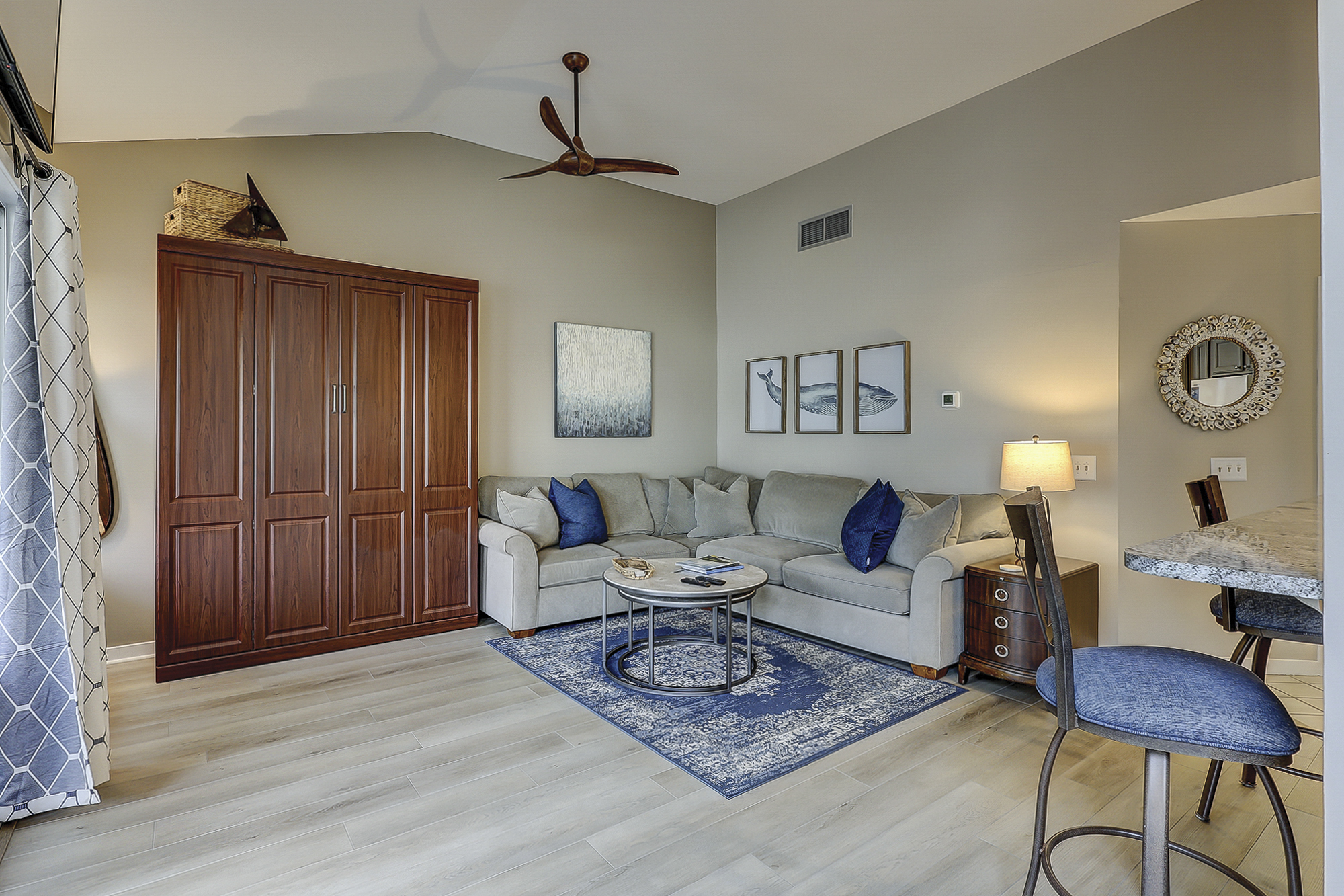 Living Area w/ Murphy Bed