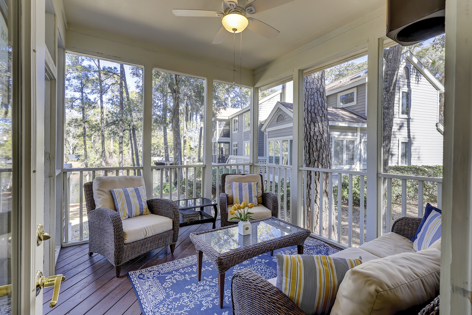 Screened Porch off Dining Area
