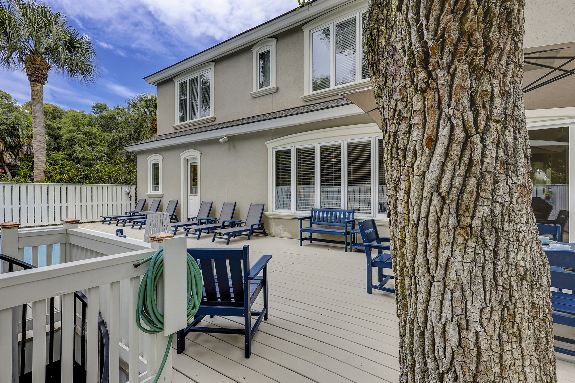 Pool Deck and Dining Area