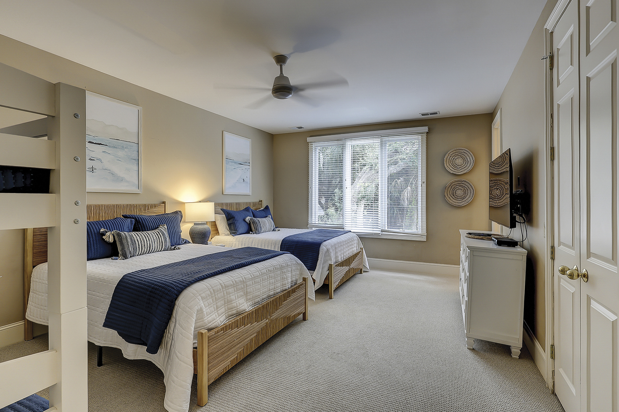 Guest Bedroom | Includes Queen Beds and Twin Bunks