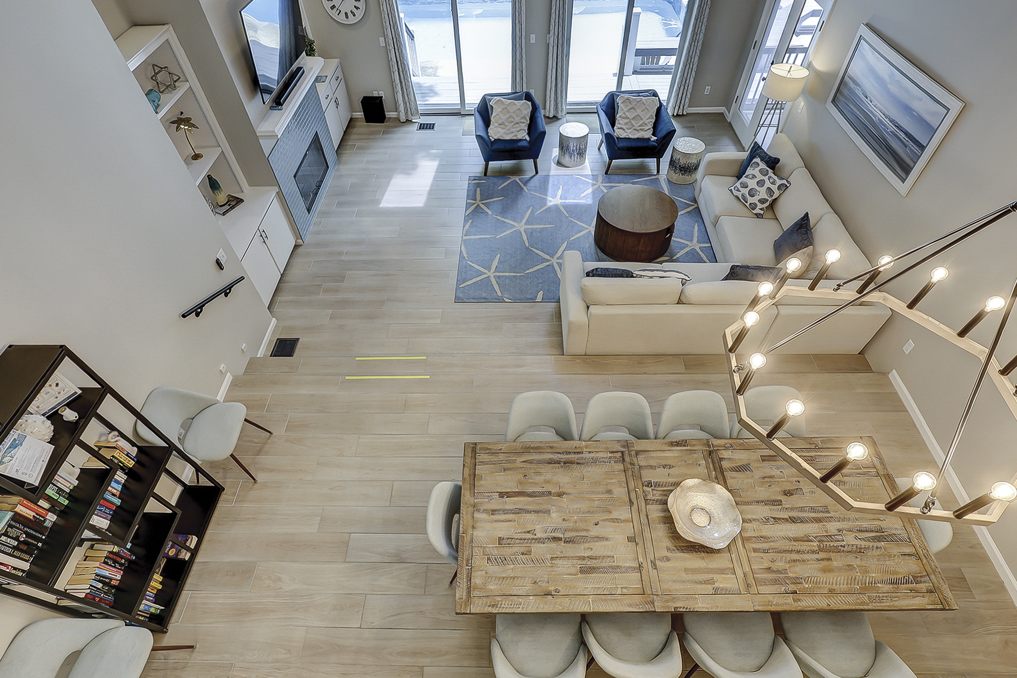 Overview of Downstairs Living Area