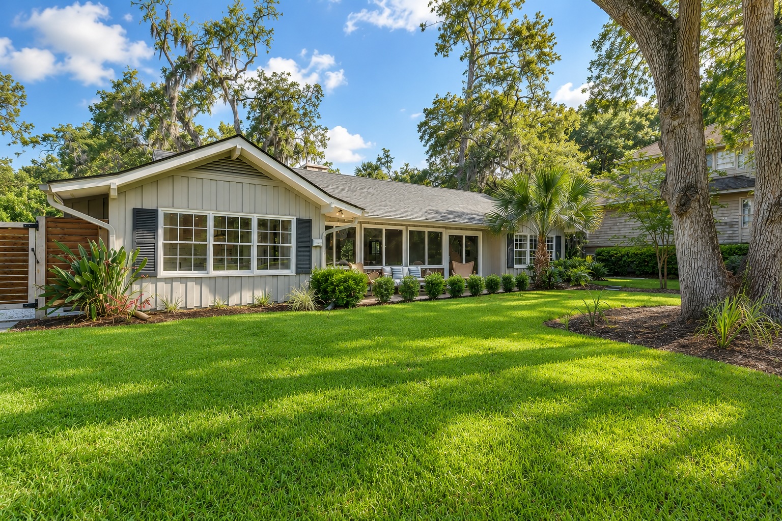 163 North Sea Pines - Backyard View