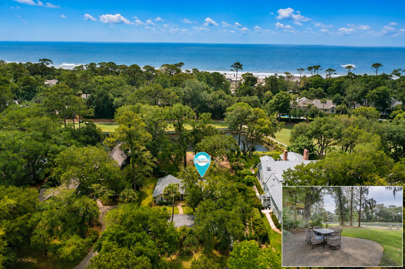 Drone View - 163 North Sea Pines