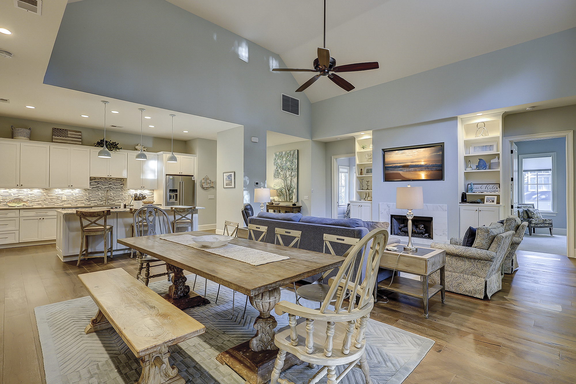 Living, Dining & Kitchen