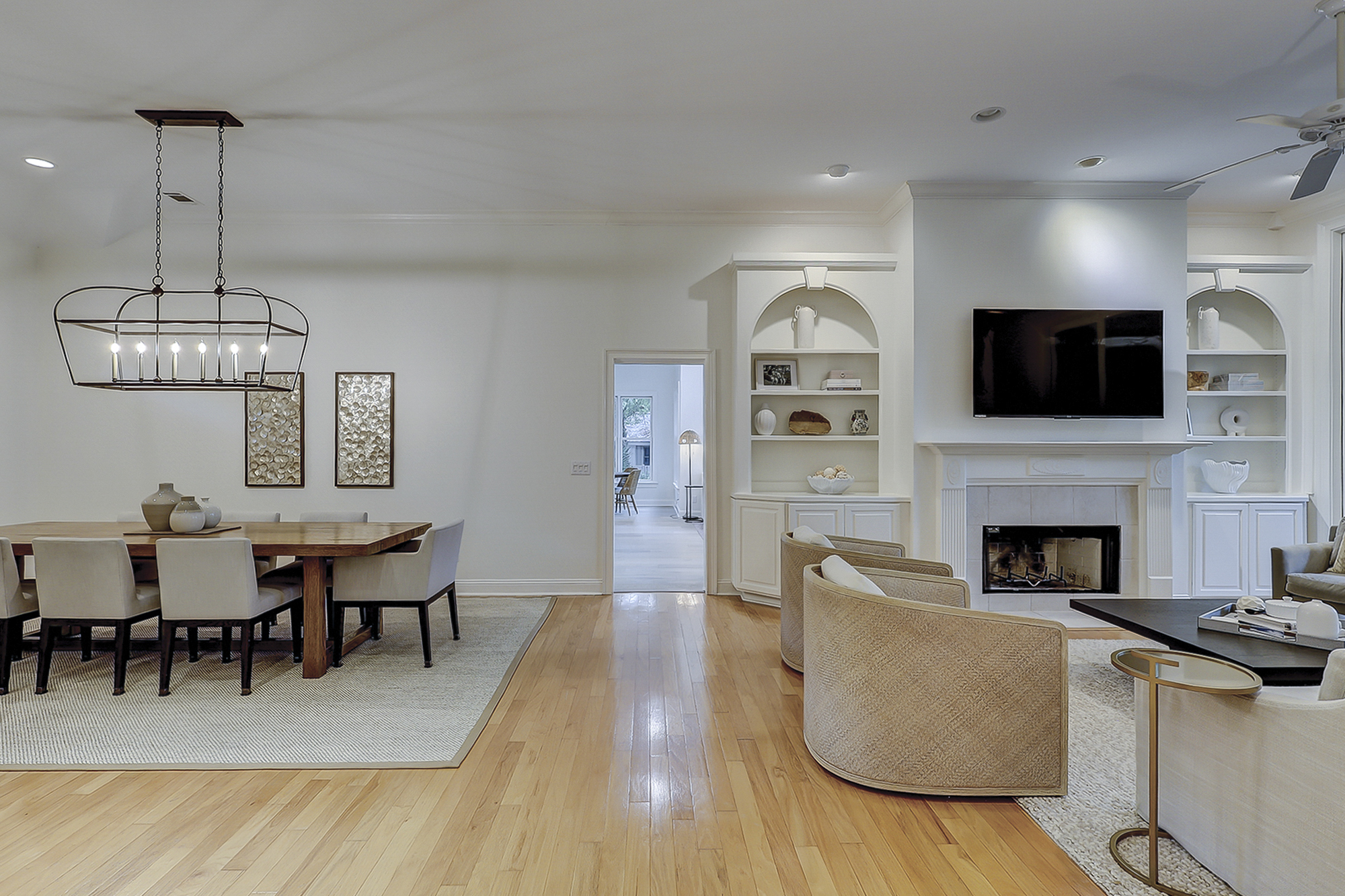 Living Room and Dining Room