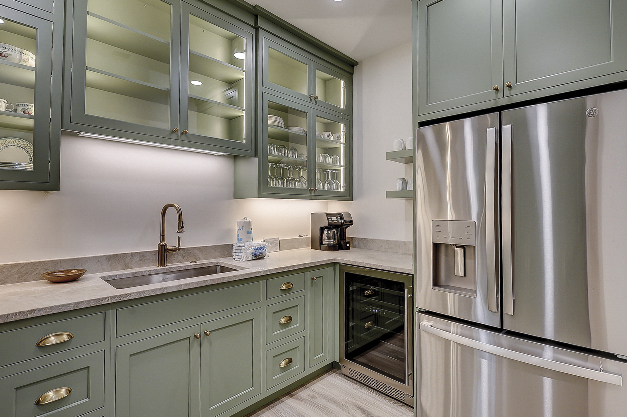 Butler's Pantry with Additional Fridge and Freezer