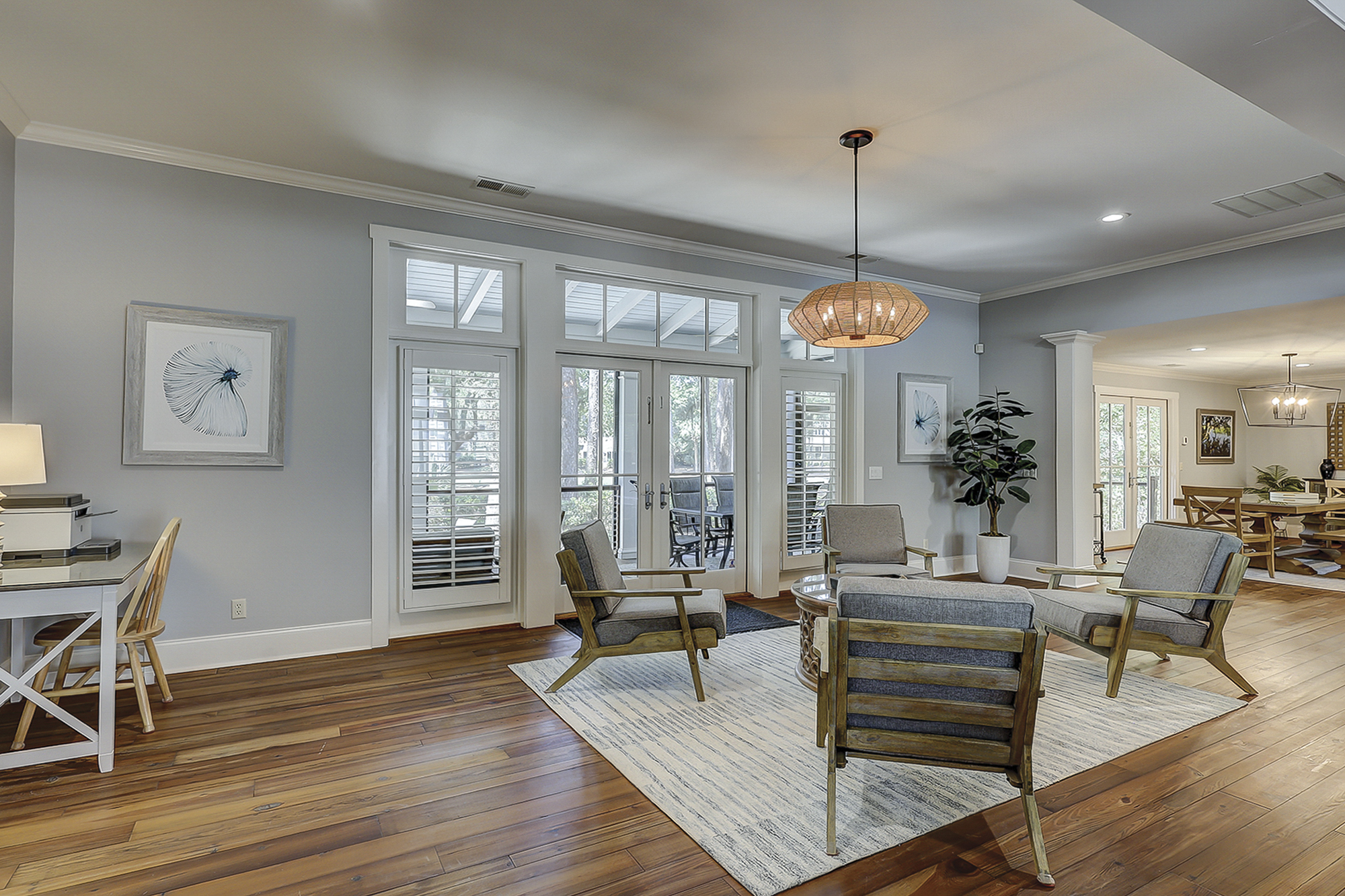 Sitting Area off the Living Room and Kitchen