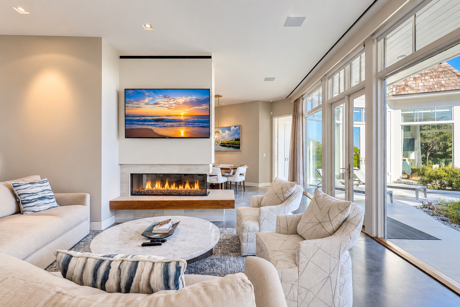 36 East Beach Lagoon - Living Area