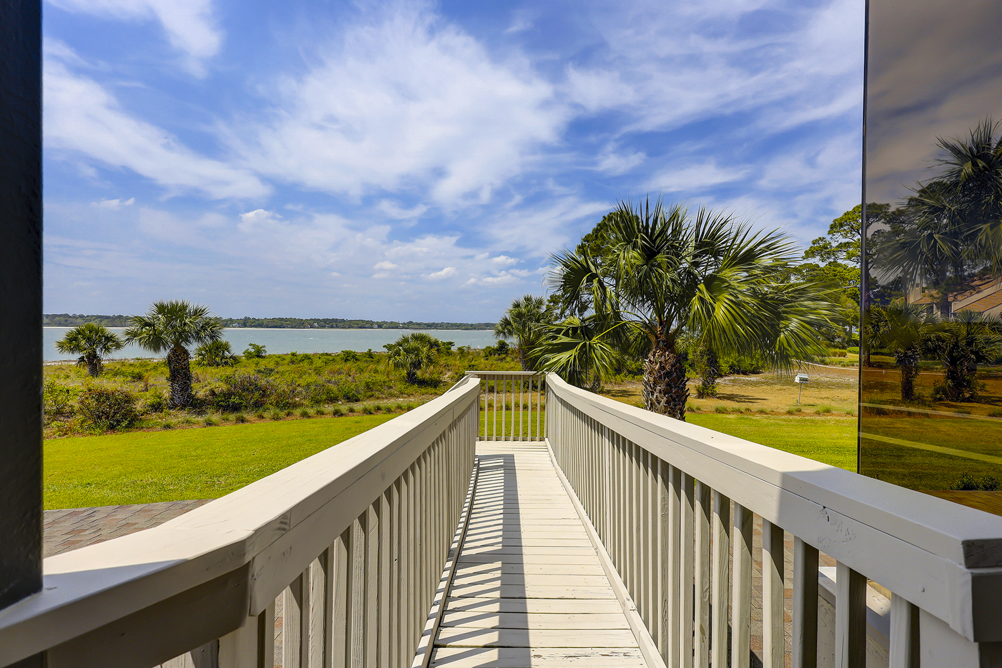 Walk Out Access from the Villa to the Beach