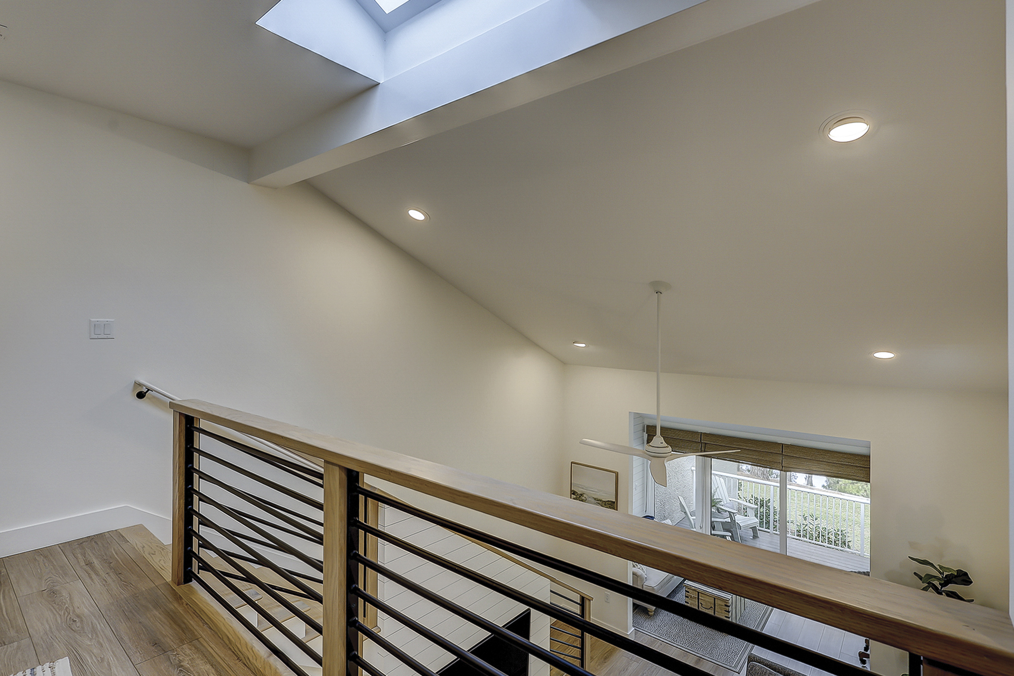 Loft Area Look Down to Main Floor Living Area