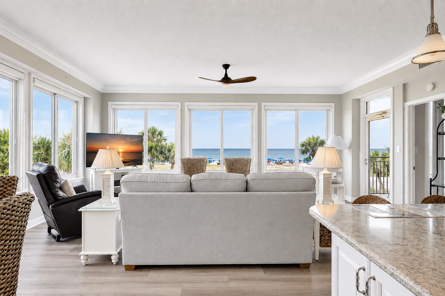 Living Area - 3205 SeaCrest - The Vacation Company