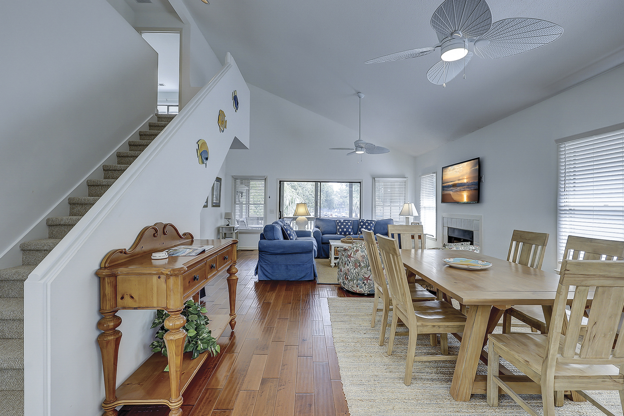 Dining Room to Living Room View