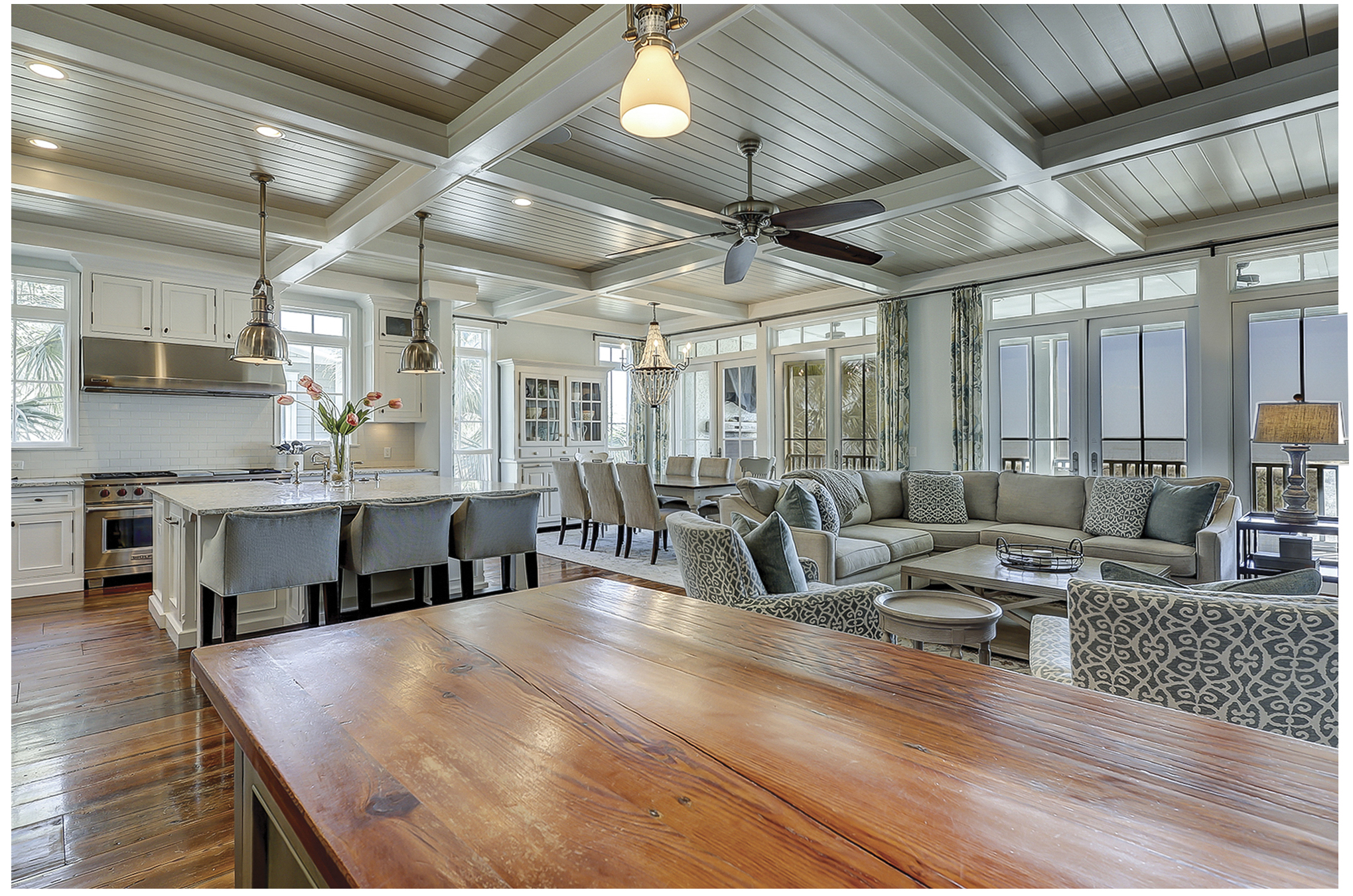 Kitchen - Dining - Living Room