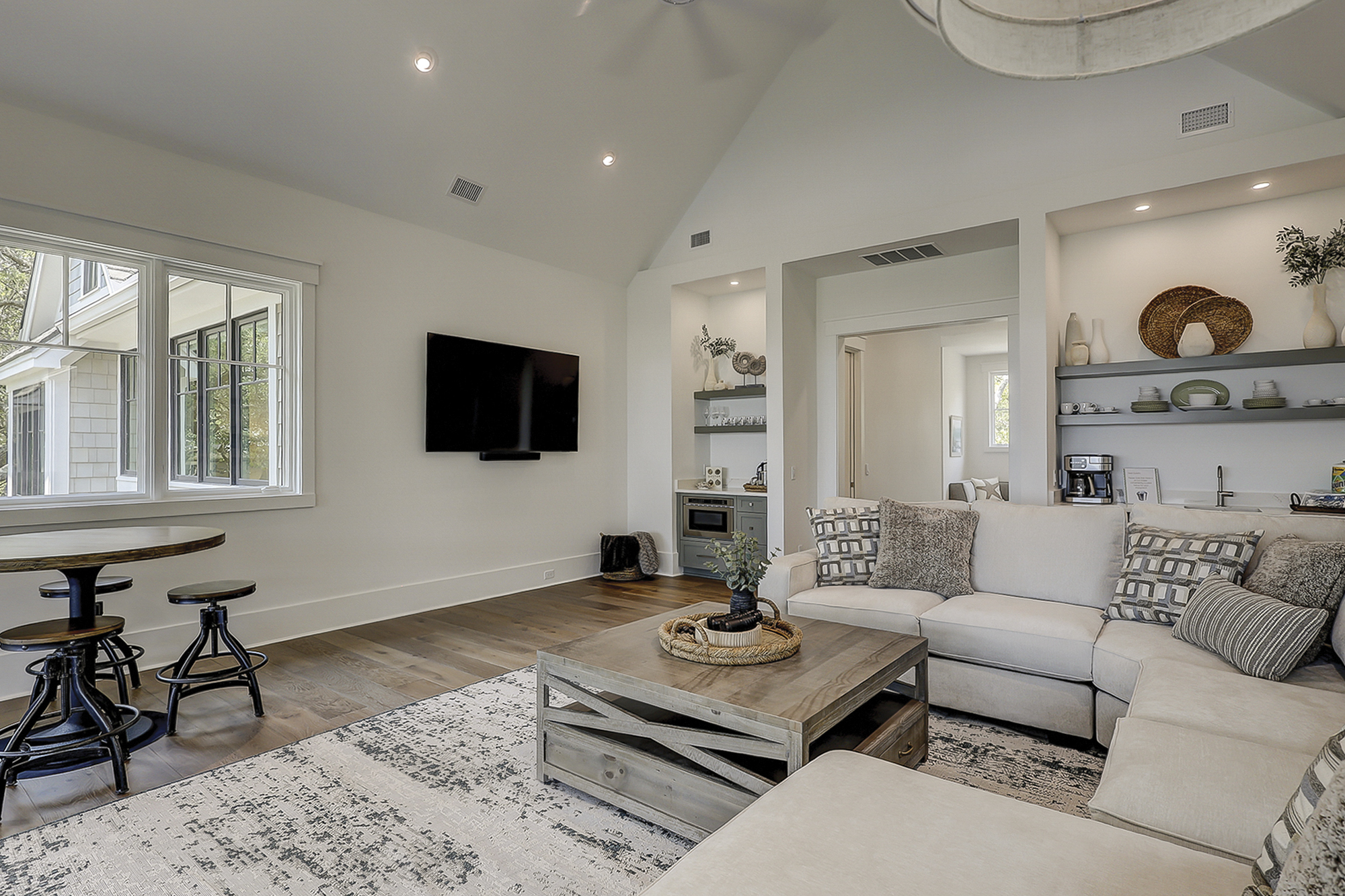 3rd Floor Living Area w/ Mini Kitchen