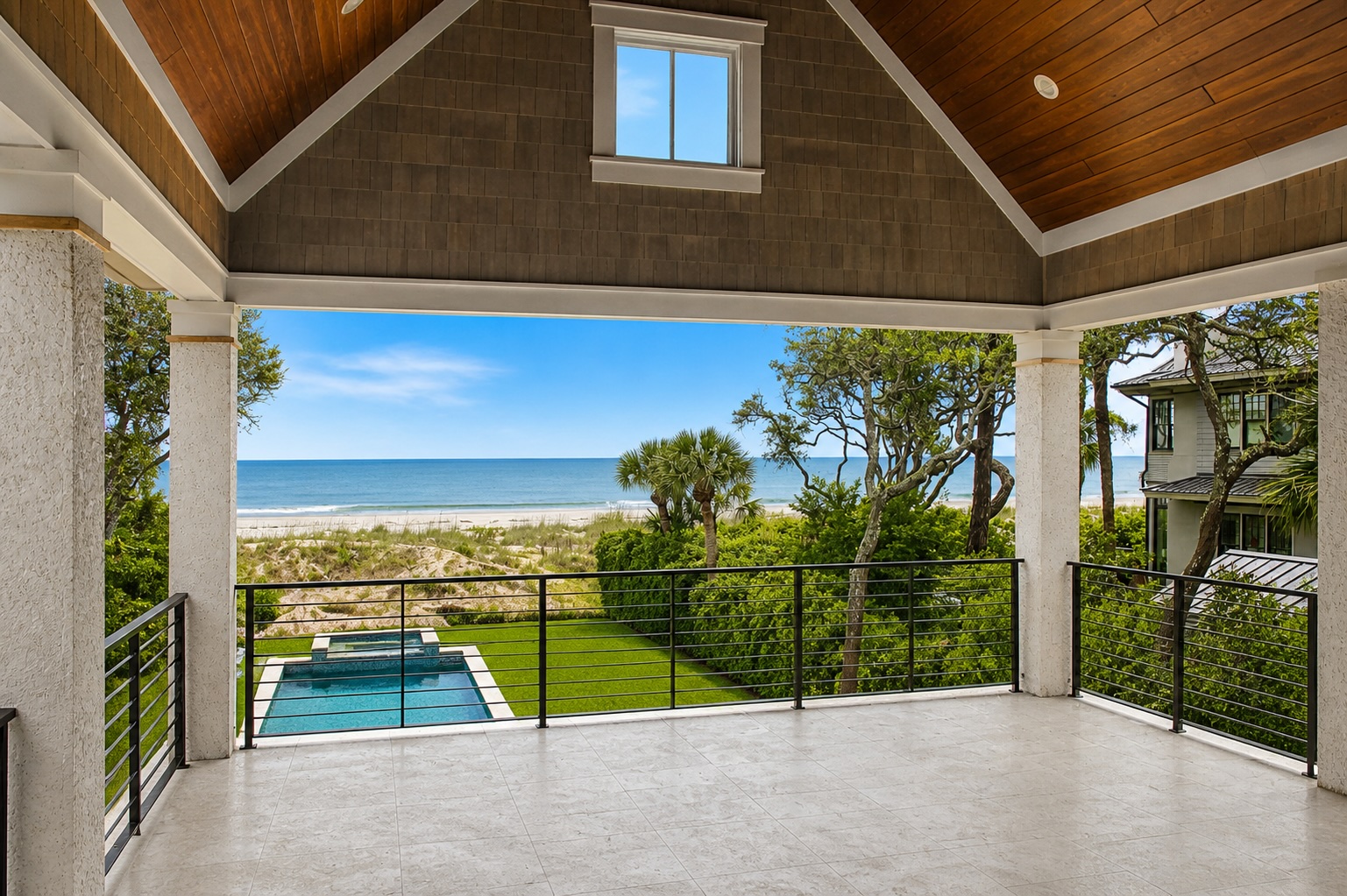 2 East Beach Lagoon - Upstairs Balcony View