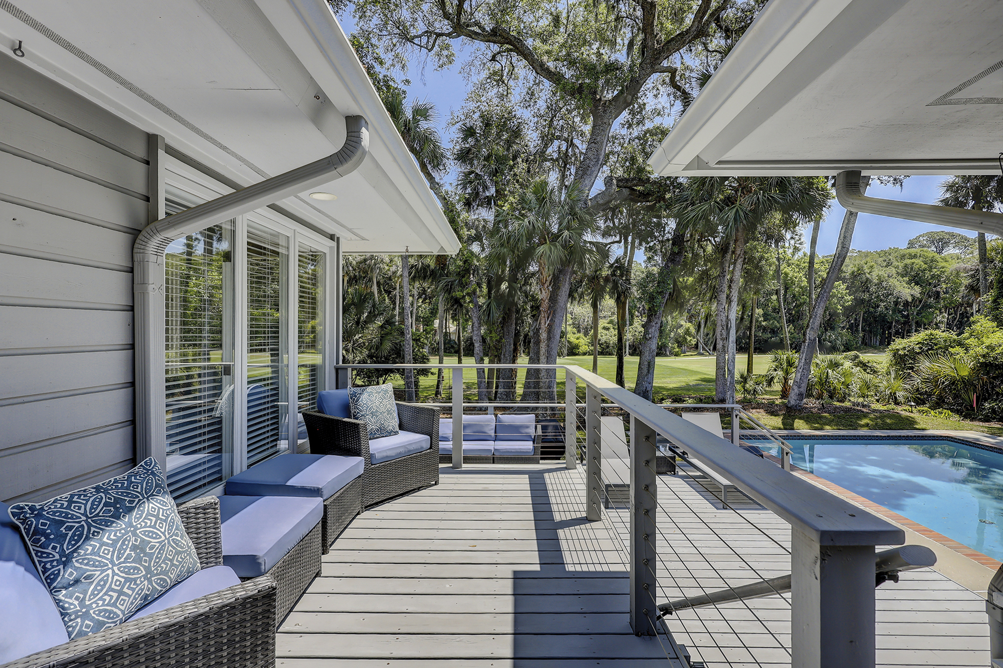 Outdoor Deck and Seating Area